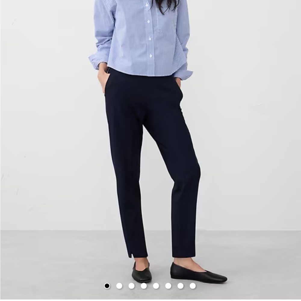 Banana Republic Hayden blue tapered pants